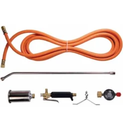 KAYSER Propananwärmbrennerset M.Druckminderer Manuelle Zündung 5m