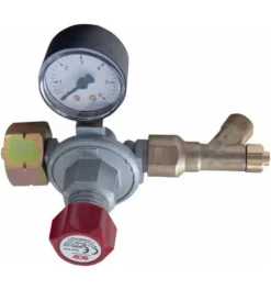GCE Regler Für Propanflaschen5/11/33kg Mit Manometer Gasdruck 0,5-4bar