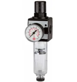 Riegler Filterregler »multifix«, PC-Behälter, BG 1, G 3/8, 0,5-10 Bar, HA