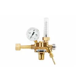 ELMAG Druckregler 'Argon/Co2' Mit Flowmeter, Mit 1 Manometer, Ø 63mm & Flowmeter, 200 Bar, 5-30 L/min.
