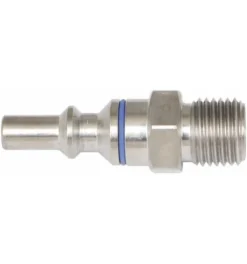 ELMAG Sauerstoff-Edelstahlstecknippel, AG 1,4' Zu Handgriff Nach EN 561