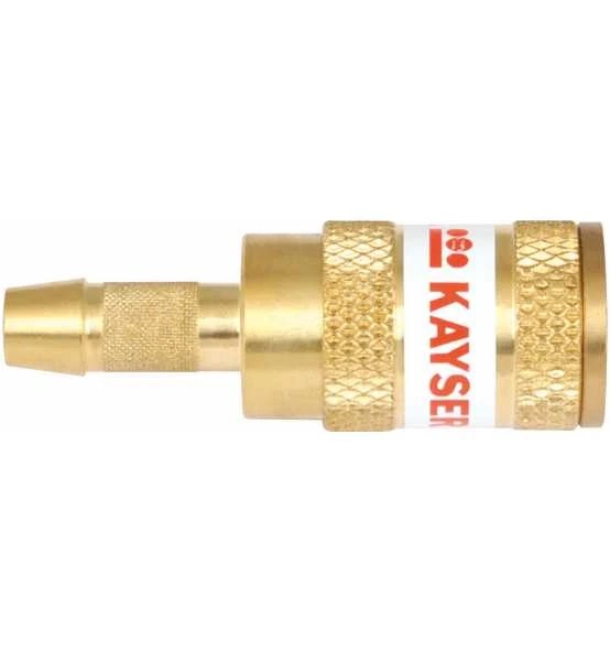 ELMAG Azetylen-Kupplung, Mit Schlauchtülle 9 Mm Inkl. Autom. Gassperre Nach EN 561