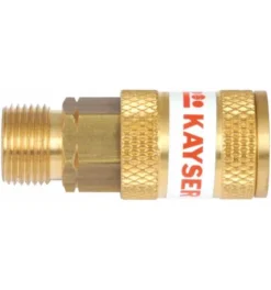 ELMAG Azetylen-Kupplung, AG 3/8' - LINKS Zu Handgriff Inkl. Autom. Gassperre Nach EN 561