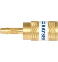 ELMAG Sauerstoff-Kupplung, Mit Schlauchtülle 6 Mm Inkl. Autom. Gassperre Nach EN 561