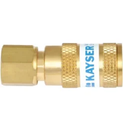 ELMAG Sauerstoff-Kupplung, IG 1/4' Zu Druckminderer Inkl. Autom. Gassperre Nach EN 561