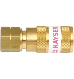 ELMAG Azetylen-Kupplung, IG 3/8' - LINKS Zu Druckminderer Inkl. Autom. Gassperre Nach EN 561