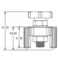 ELMAG MAGSWITCH Magnet-Polklemme 300 A., 'ON/OFF Schaltbar', Lxbxh 104x67x155mm, Haltekraft 40 Kg -Harriser Verkaufe magnet schweisswinkel positionierhilfen 1481145 czm