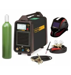 ELMAG Profi WIG-AC-DC-Schweißinverter 'PFC' WIN TIG 'AC-DC' 180 M - Plug & Play-SET, Inkl. 20 Lt. Argon Stahlflasche