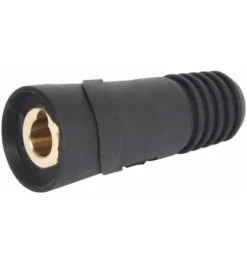 ELMAG SK-Buchse/Kupplung, Rot, 10/16/25mm2, Zapfen-Ø 9mm, 60% ED @ 200A 'mit Roter PVC-Hülse'